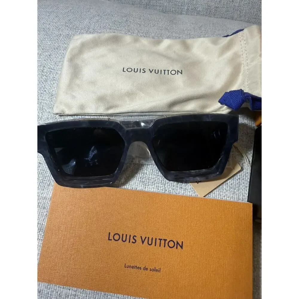 Louis Vuitton 1.1 Million Sunglasses Anthracite Gray Marble